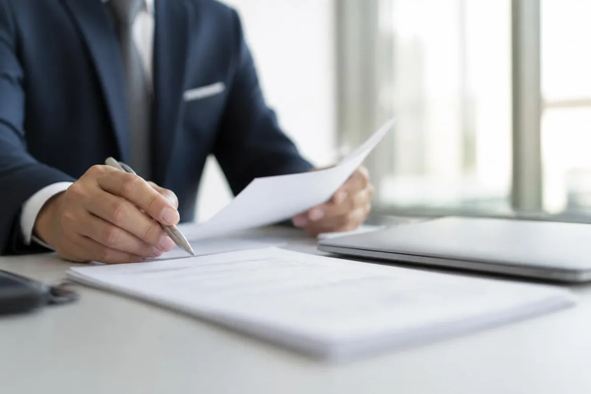 Cost breakdown and invoice being reviewed during deployment budgeting